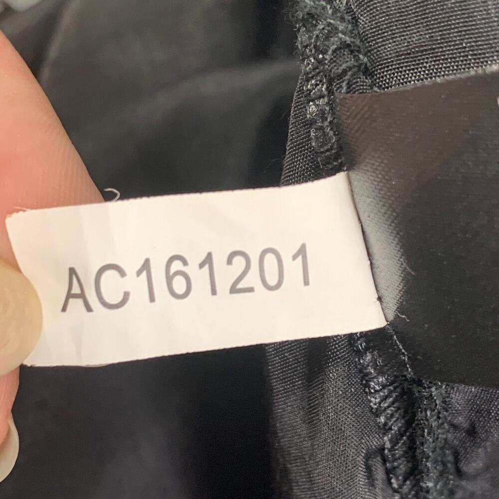 Gianni Bini Skirt Womens L Large Black Gold Jamie Striped Sequined Lined Mini - Picture 10 of 16